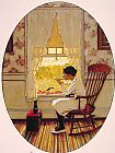 Norman Rockwell Willie was Different painting